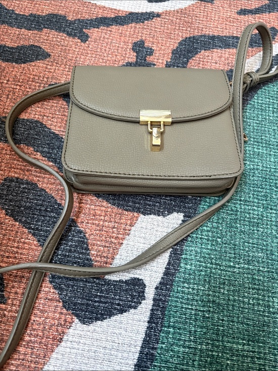 Urban Expressions Handbags - Urban Expressions Olive-Taupe Crossbody with Gold-Tone Lock